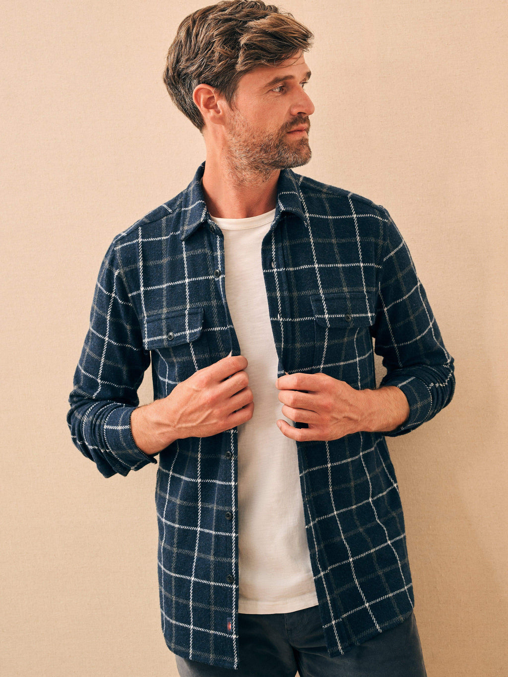 Legend™ Sweater Shirt - Low Rider Blue | Faherty Brand