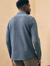 Houndstooth Knit Shirt - Navy Houndstooth