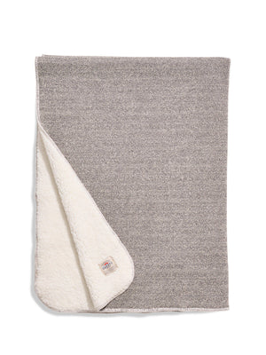 Whitewater High Pile Fleece Blanket - Latte