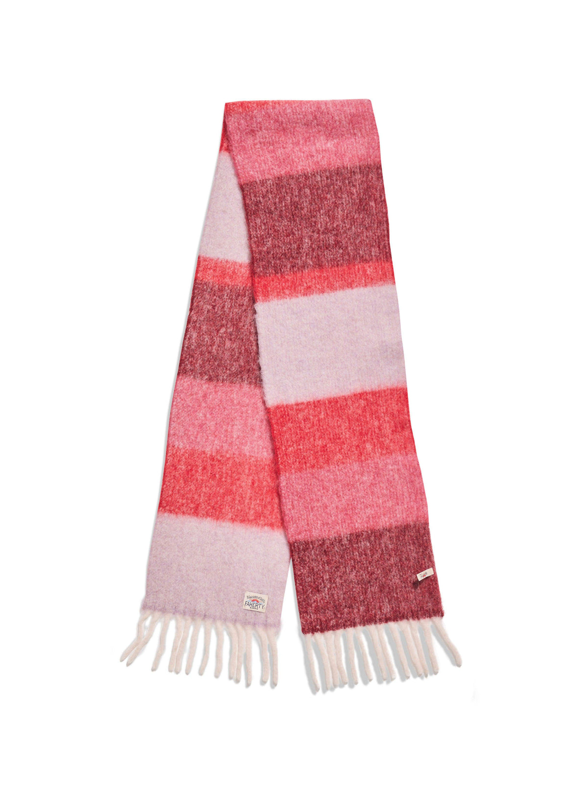 Block Stripe Alpaca Scarf