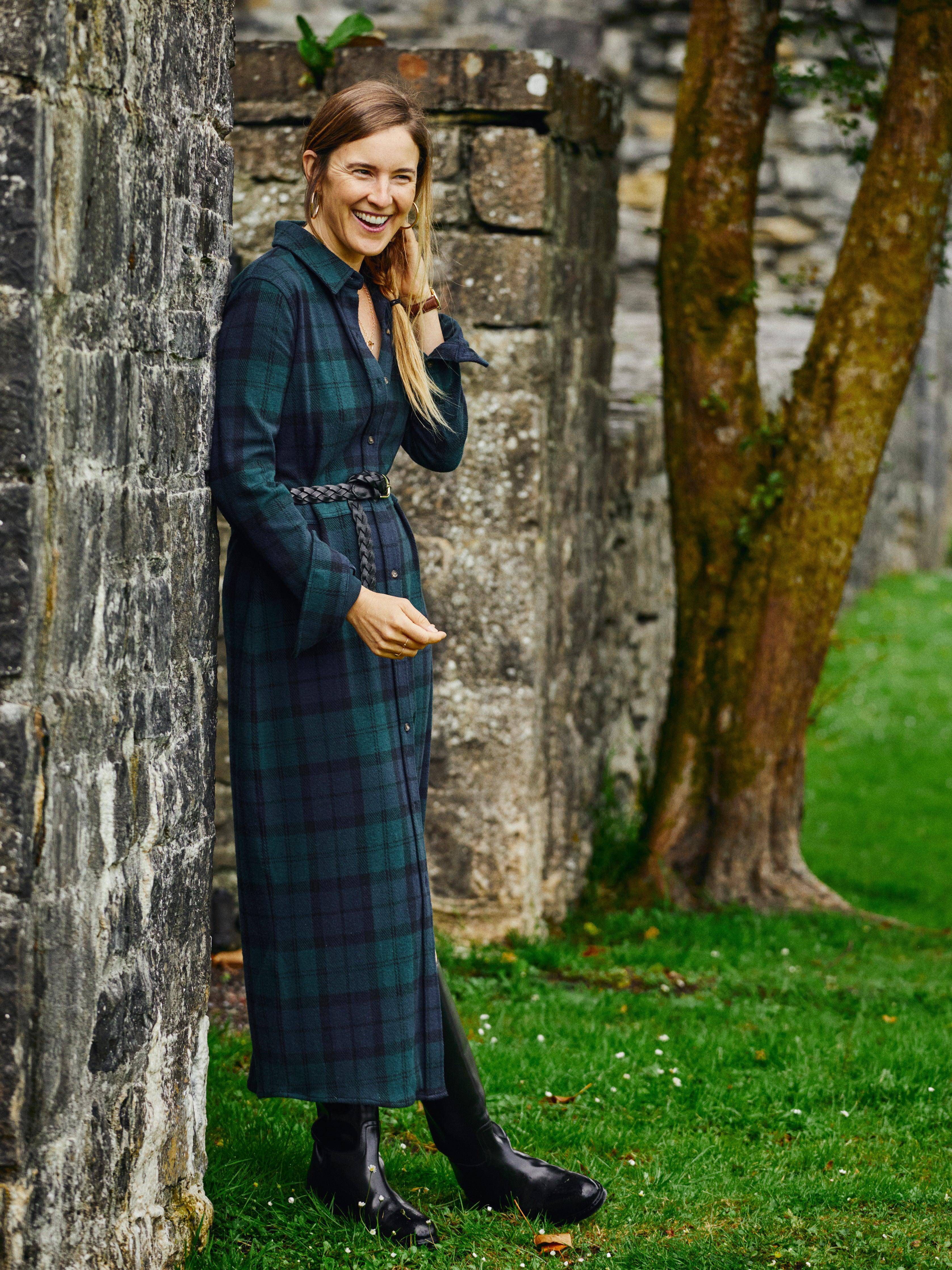 Black watch tartan ladies hot sale dress