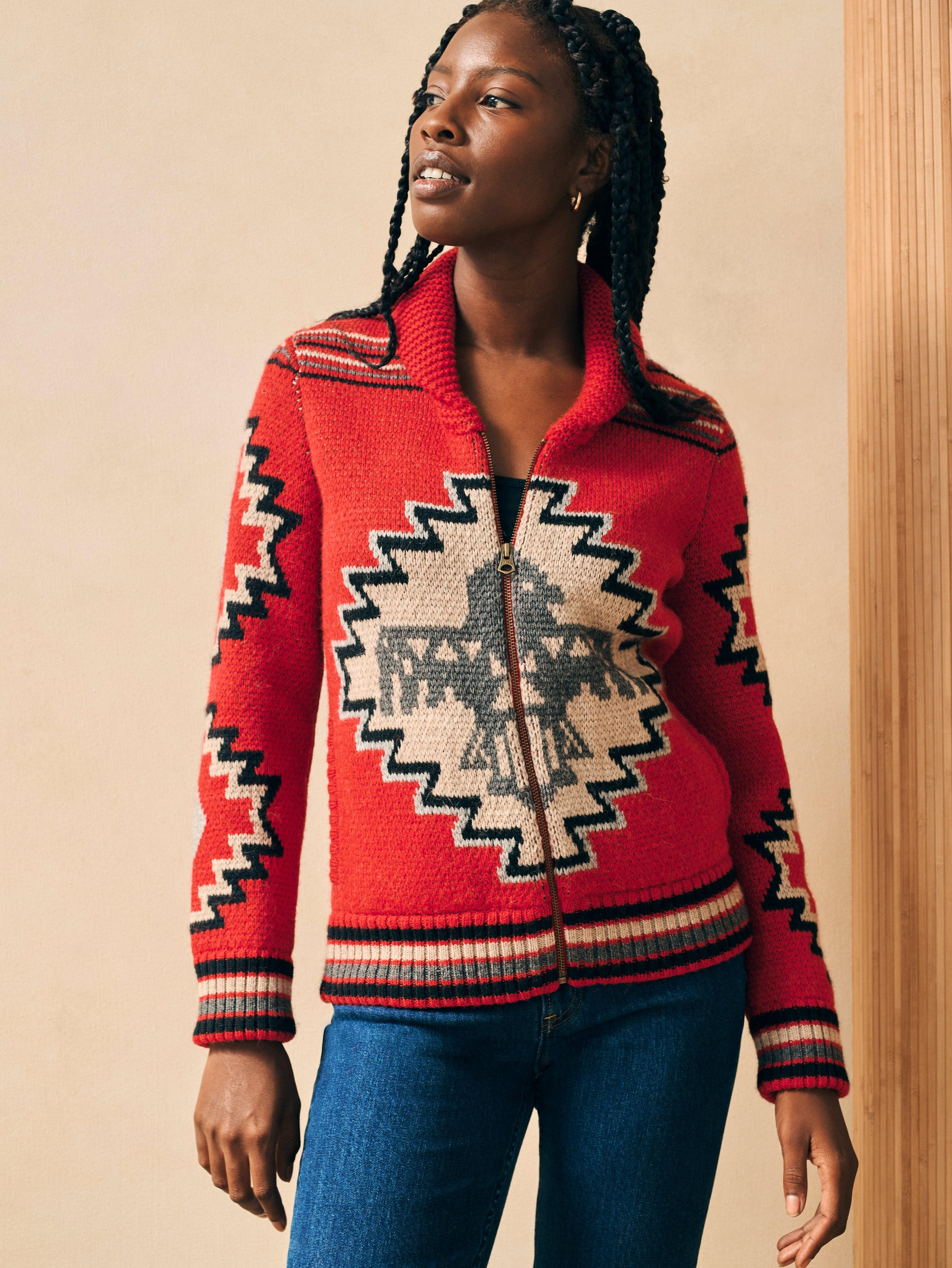 Steven Paul Judd Thunderbird Cardigan - Red