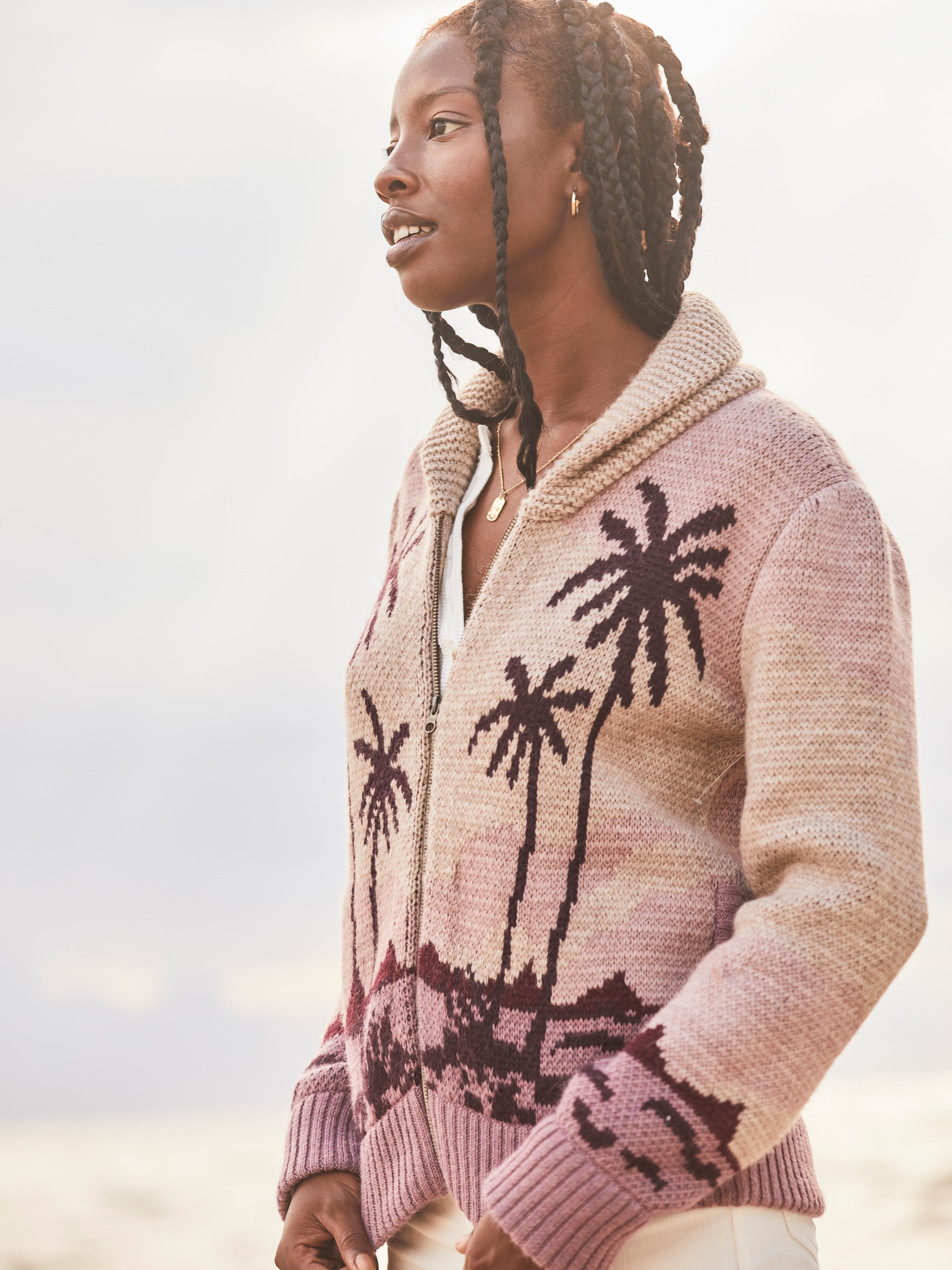 Sunset Palm Beach Cardigan