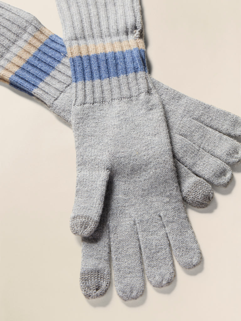 Jackson Cuffed Glove Grey Cliffs Heather Faherty Brand