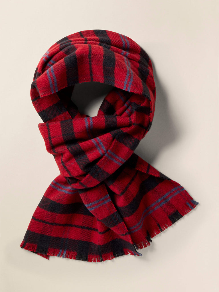 Fireplace Plaid Scarf Fireplace Plaid Faherty Brand