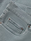 Stretch Terry 5-Pocket - Ocean Glass