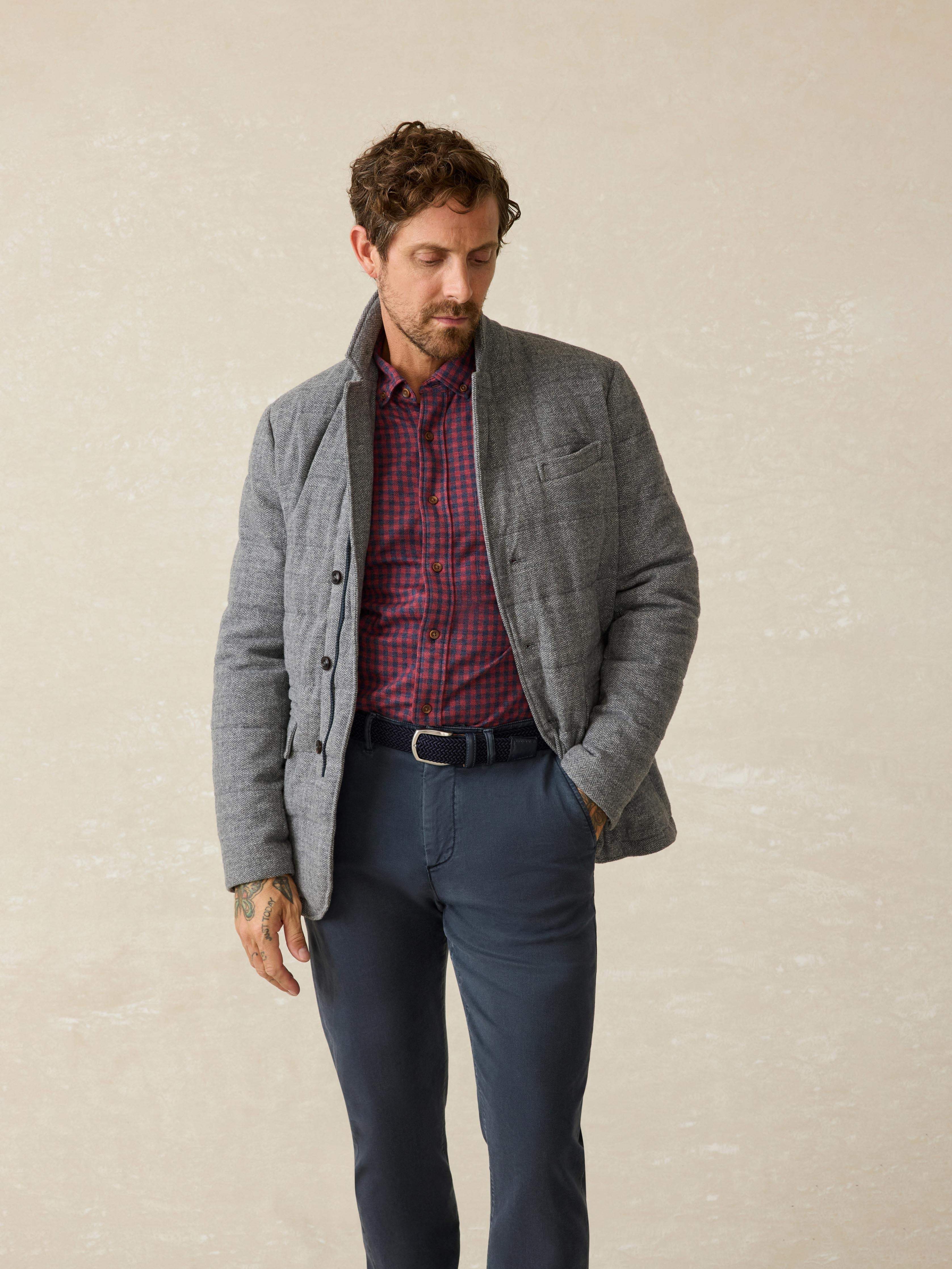 PHIGVEL / FISHERMAN'S KNITTING CARDY - GRAPHITE | ONE TENTH