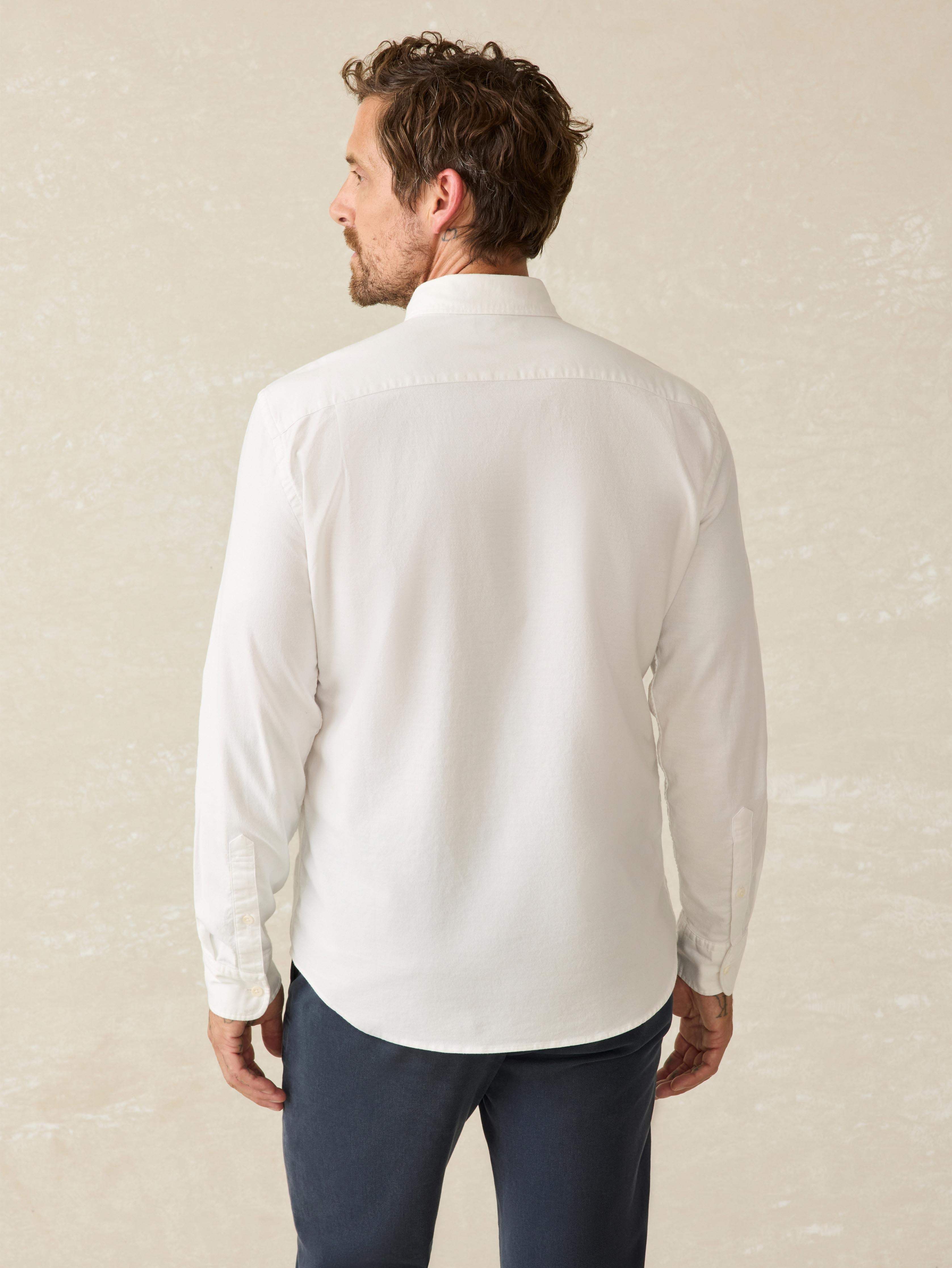 Supima Oxford Shirt - Pure White