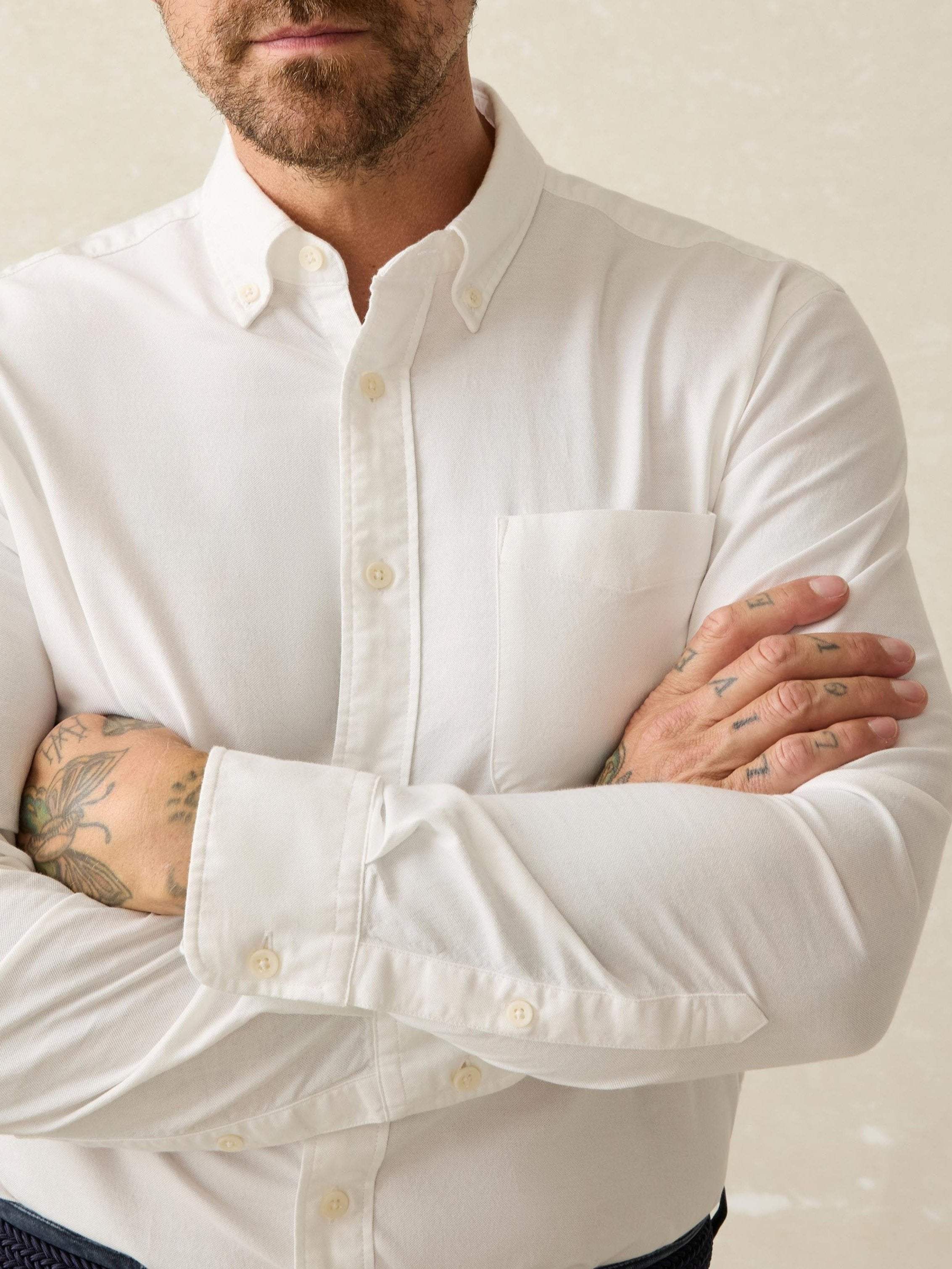 Supima Oxford Shirt - Pure White