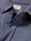 Coastline Knit Shirt - Twilight Houndstooth