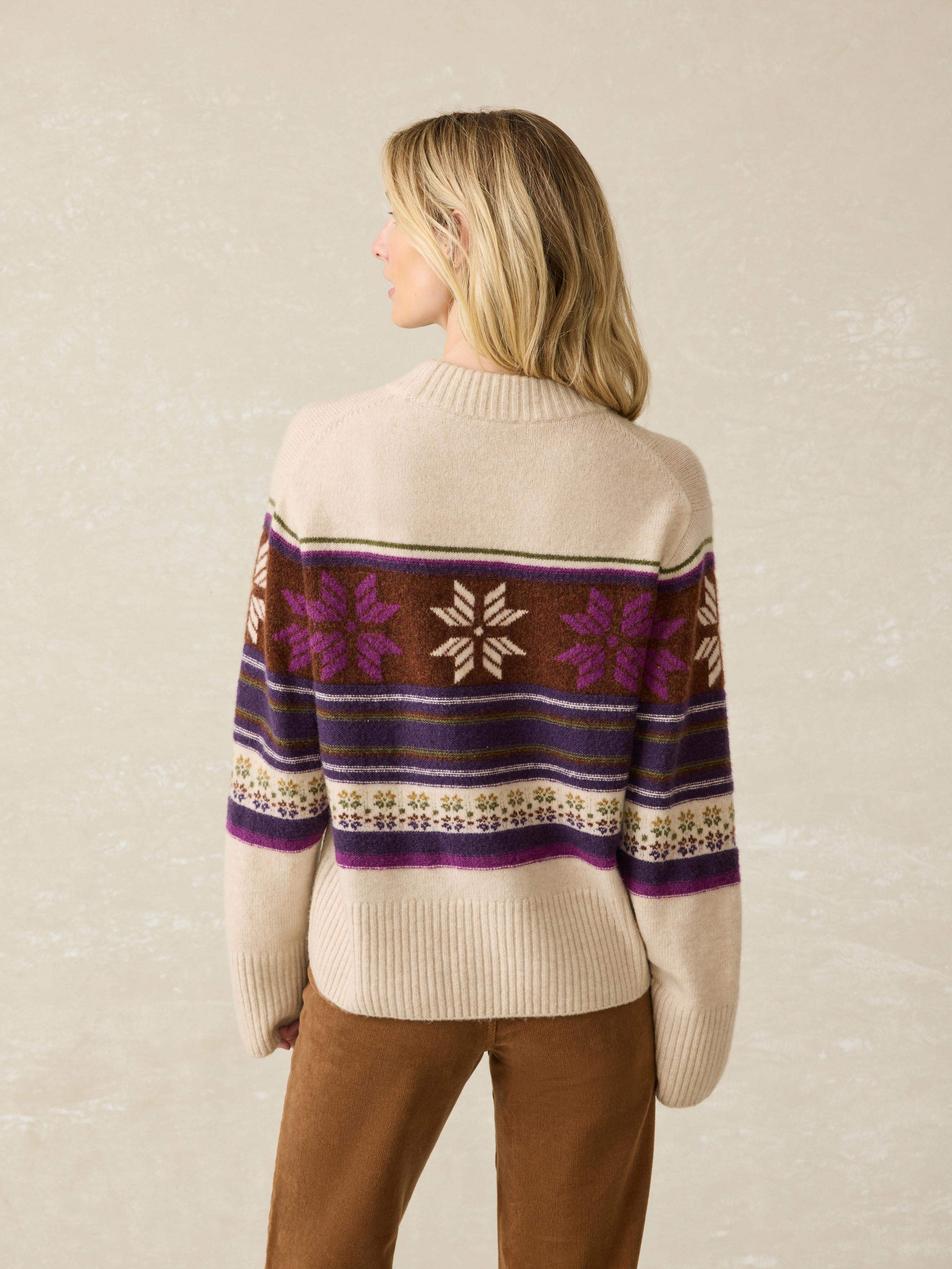 Snowdrift Sweater - Multi Snowflake