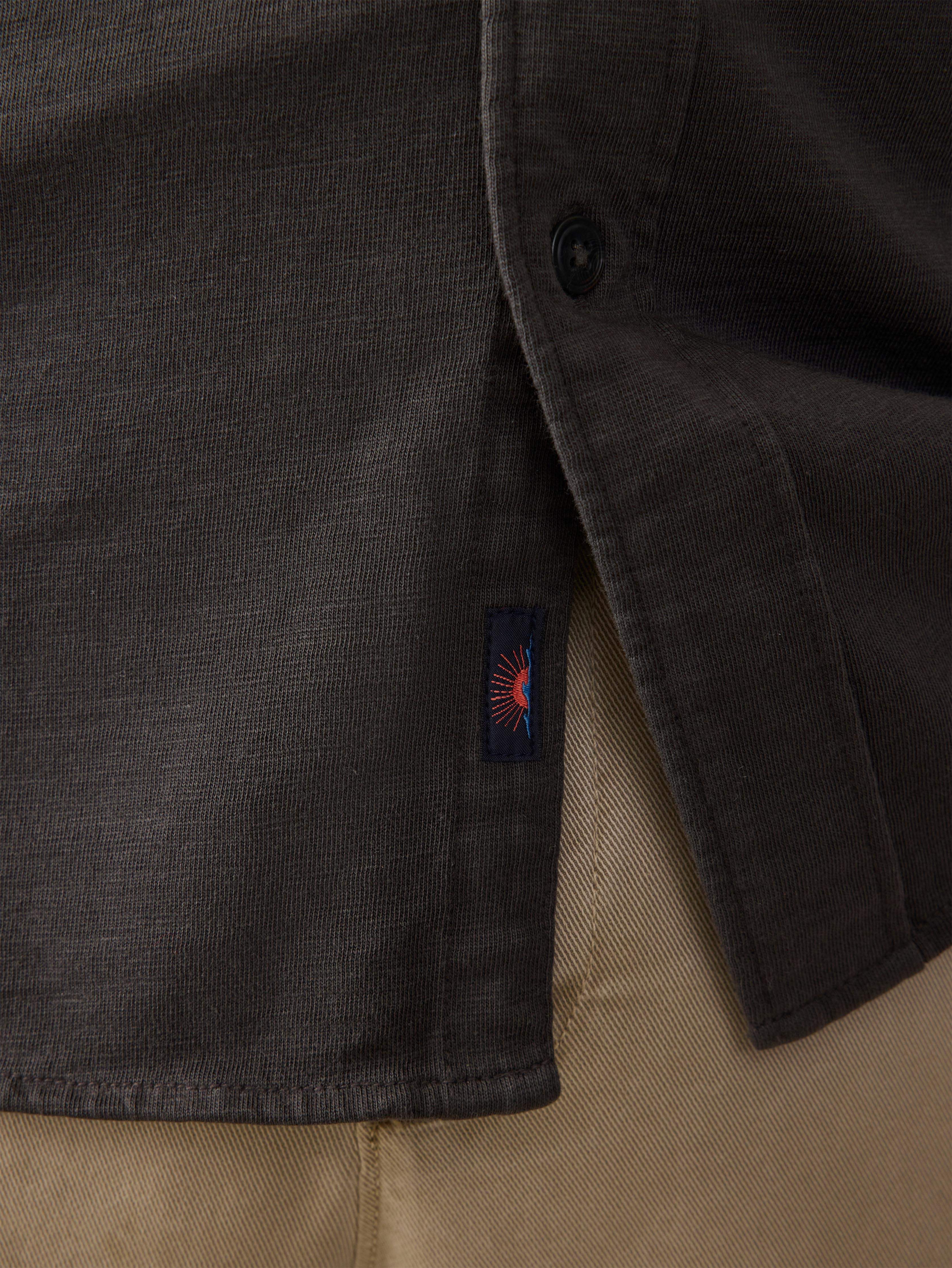 Sunwashed Knit Shirt - Washed Black