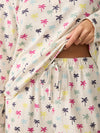 Cloud Henley Pajama Pant Set - Sun Valley Palms