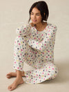 Cloud Henley Pajama Pant Set - Sun Valley Palms