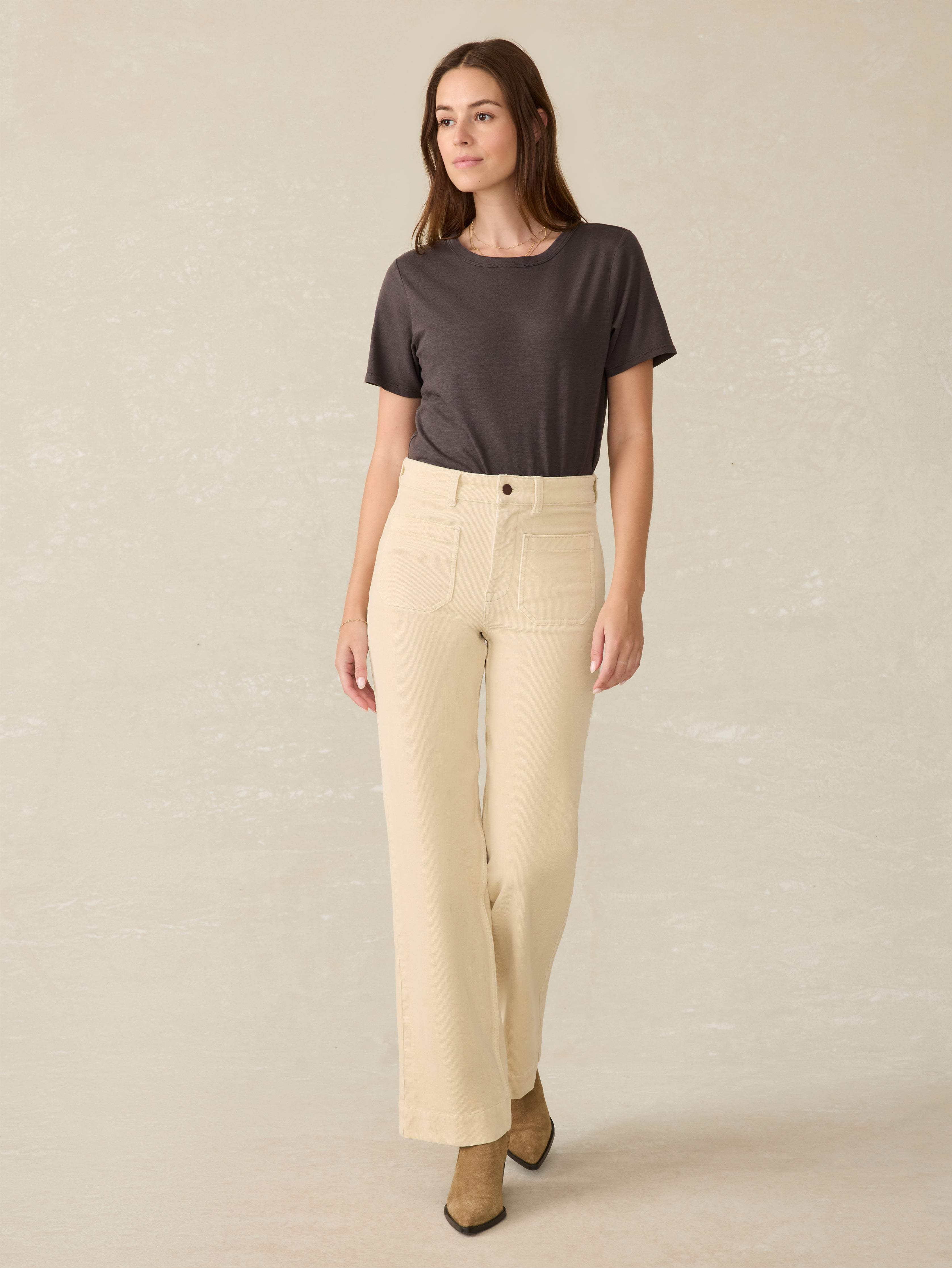 Sunwashed Crew Tee - Washed Black