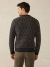 Donegal Crew Sweater - Charcoal Birdseye Marl