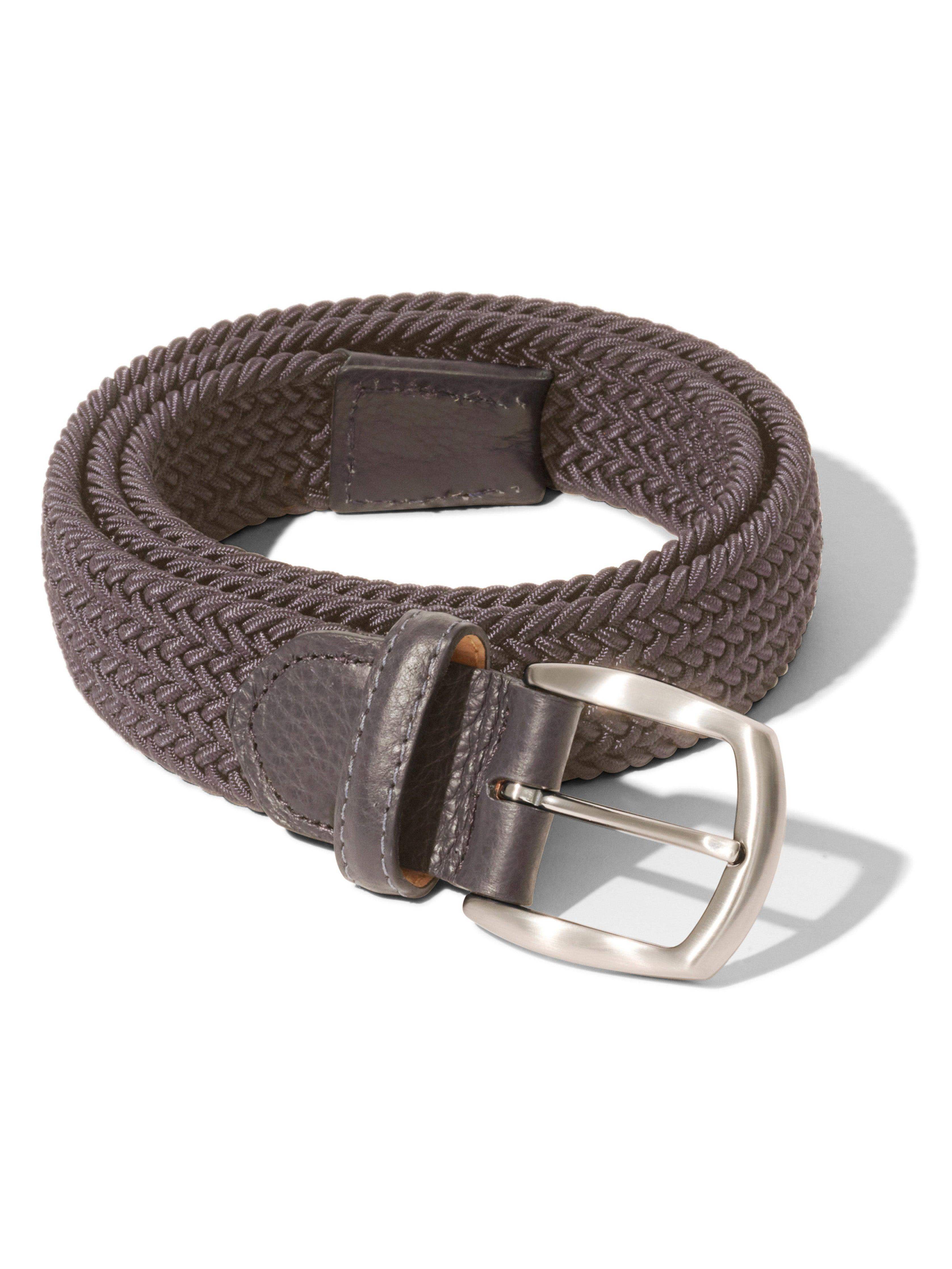 Stretch Woven Belt - Grey