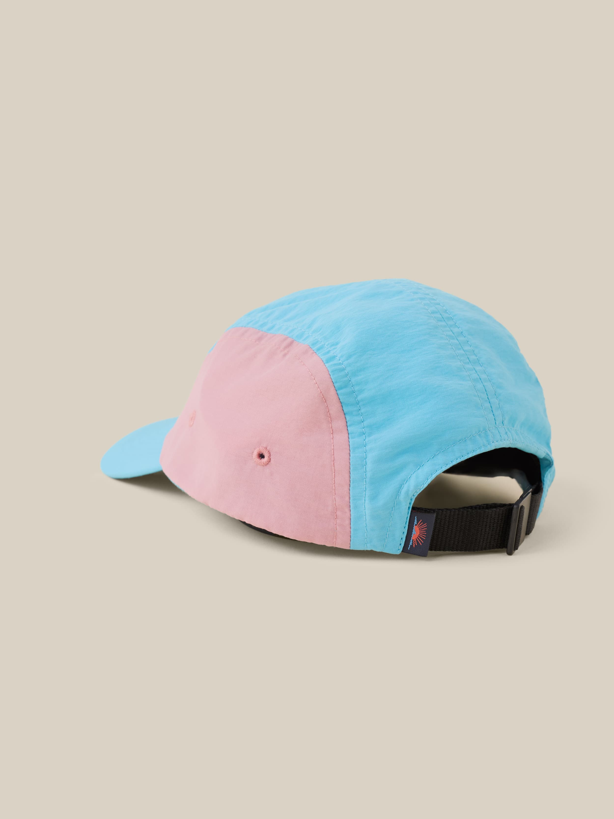 Faherty x Quiksilver 5-Panel Hat - Teal Sunrise Block | Faherty Brand