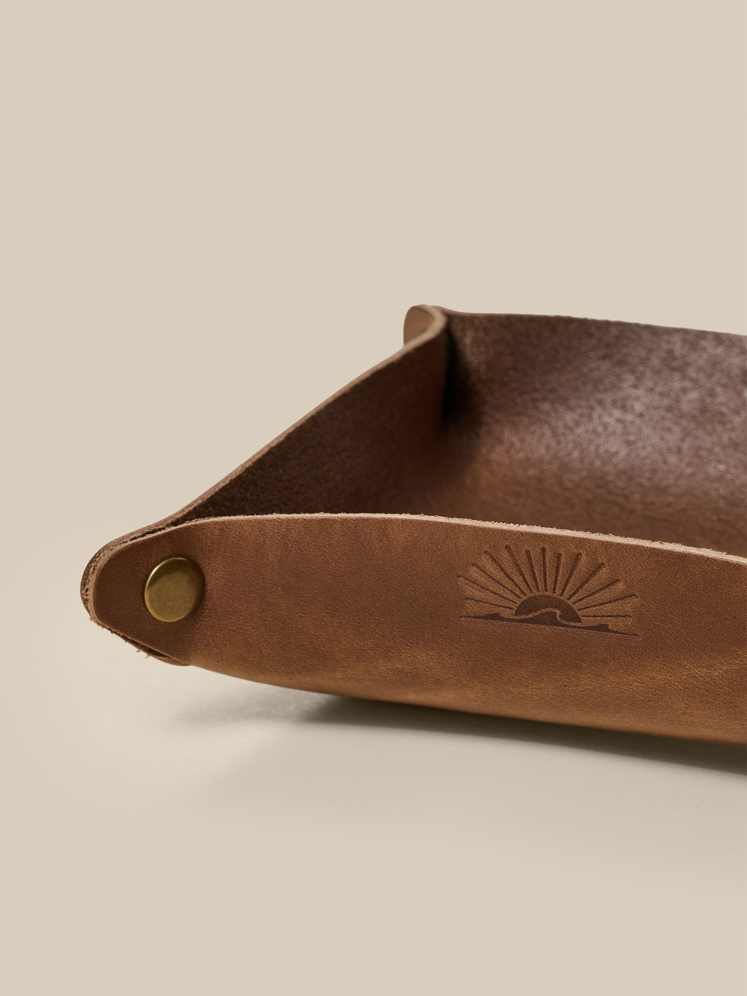 Leather Valet Tray - Natural | Faherty Brand