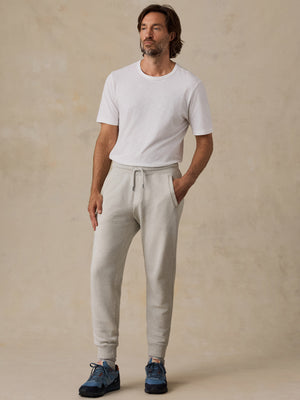 High Standard Fleece Sweatpant - Antique Ivory Heather