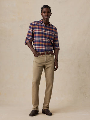 Stretch Terry 5-Pocket Pant - Desert Khaki