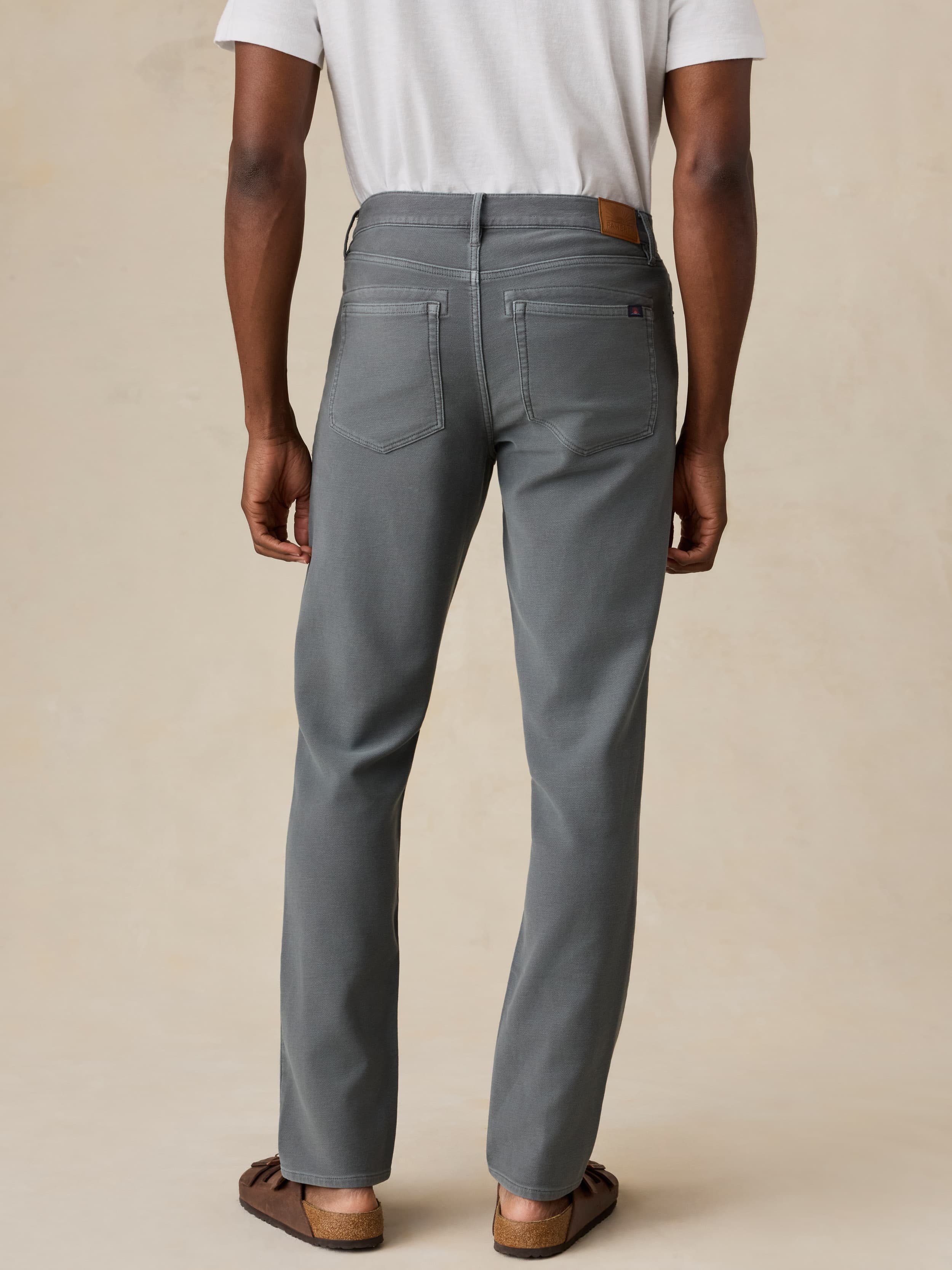  | Stretch Terry 5-Pocket Pant - Slate | Faherty Brand