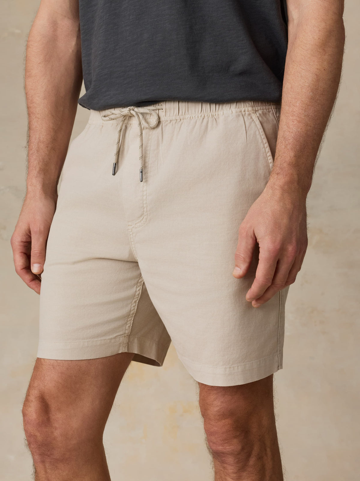 Drawstring Short Accessories Essential Drawstring Short - Stone