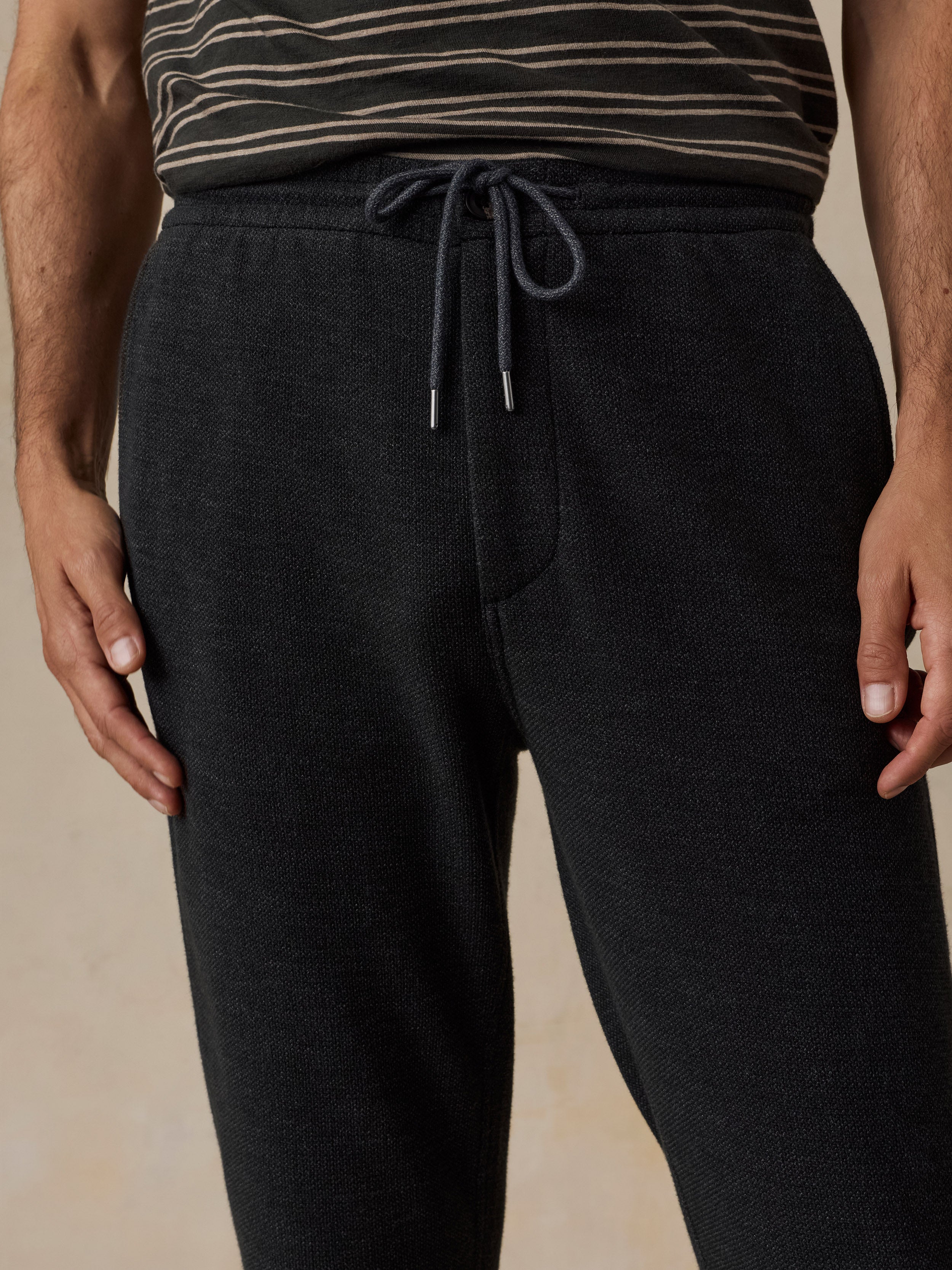 Highland Knit Pant - Ridge Black