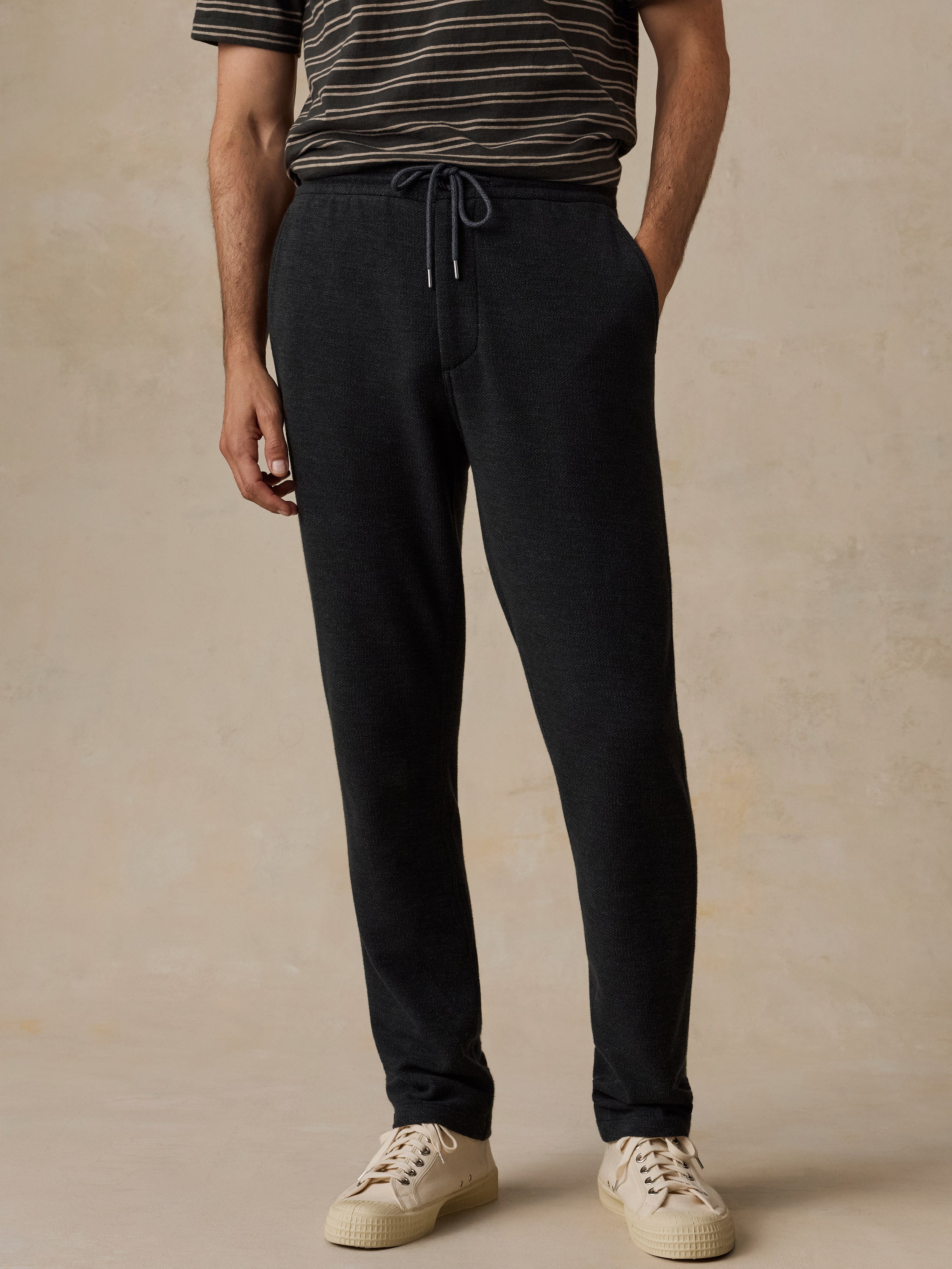 Highland Knit Pant - Ridge Black