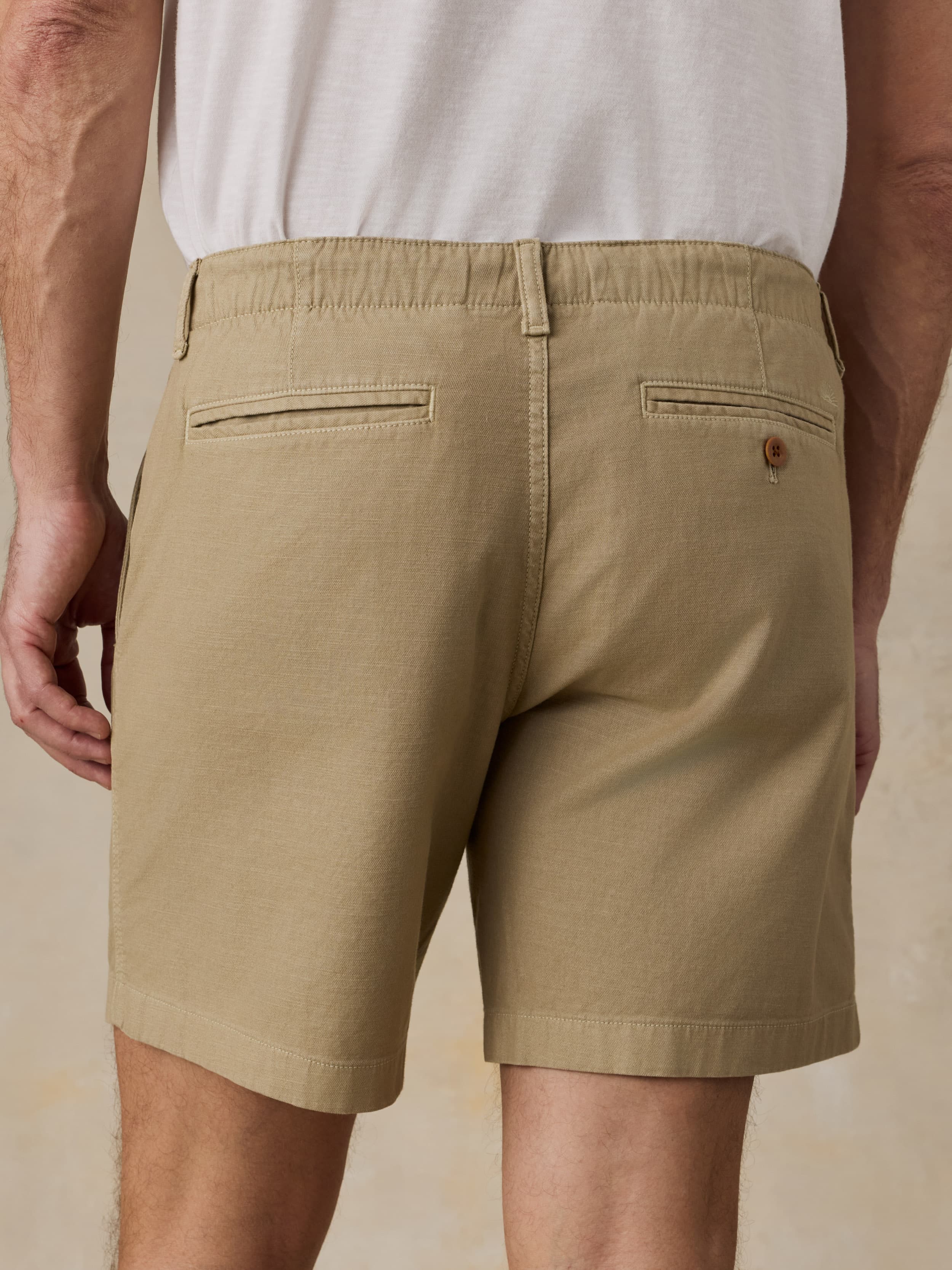 khaki & chino dress shorts men Beige rolled up relaxed Chino Shorts at Hockerty