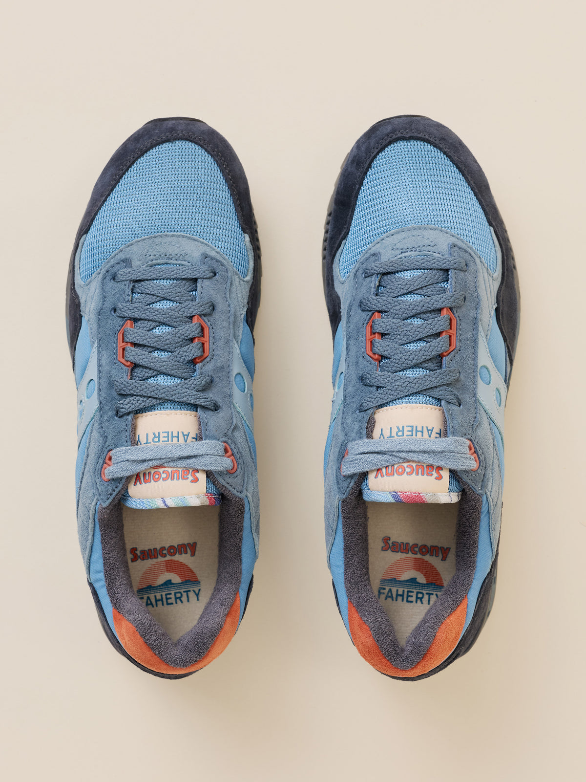 Saucony x Faherty Shadow 5000 Sneakers Mens 9 EUC‎ lace Up Leather Comfort Blue Saucony Faherty X Shadow 5000 Shoes in Blue for Men | Lyst main image 3