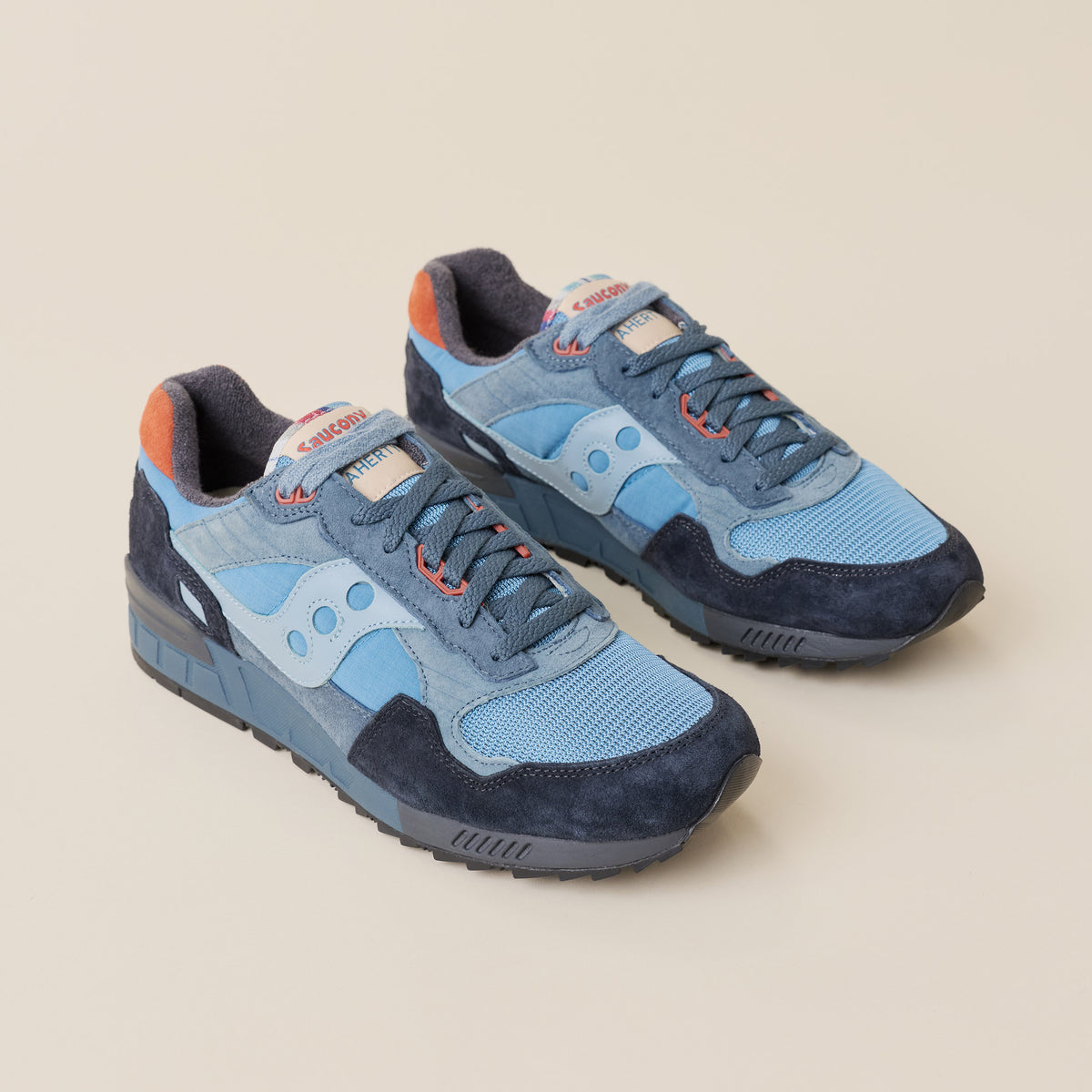 Saucony x Faherty Shadow 5000 Sneakers Mens 9 EUC‎ lace Up Leather Comfort Blue Saucony Faherty X Shadow 5000 Shoes in Blue for Men | Lyst main image 2