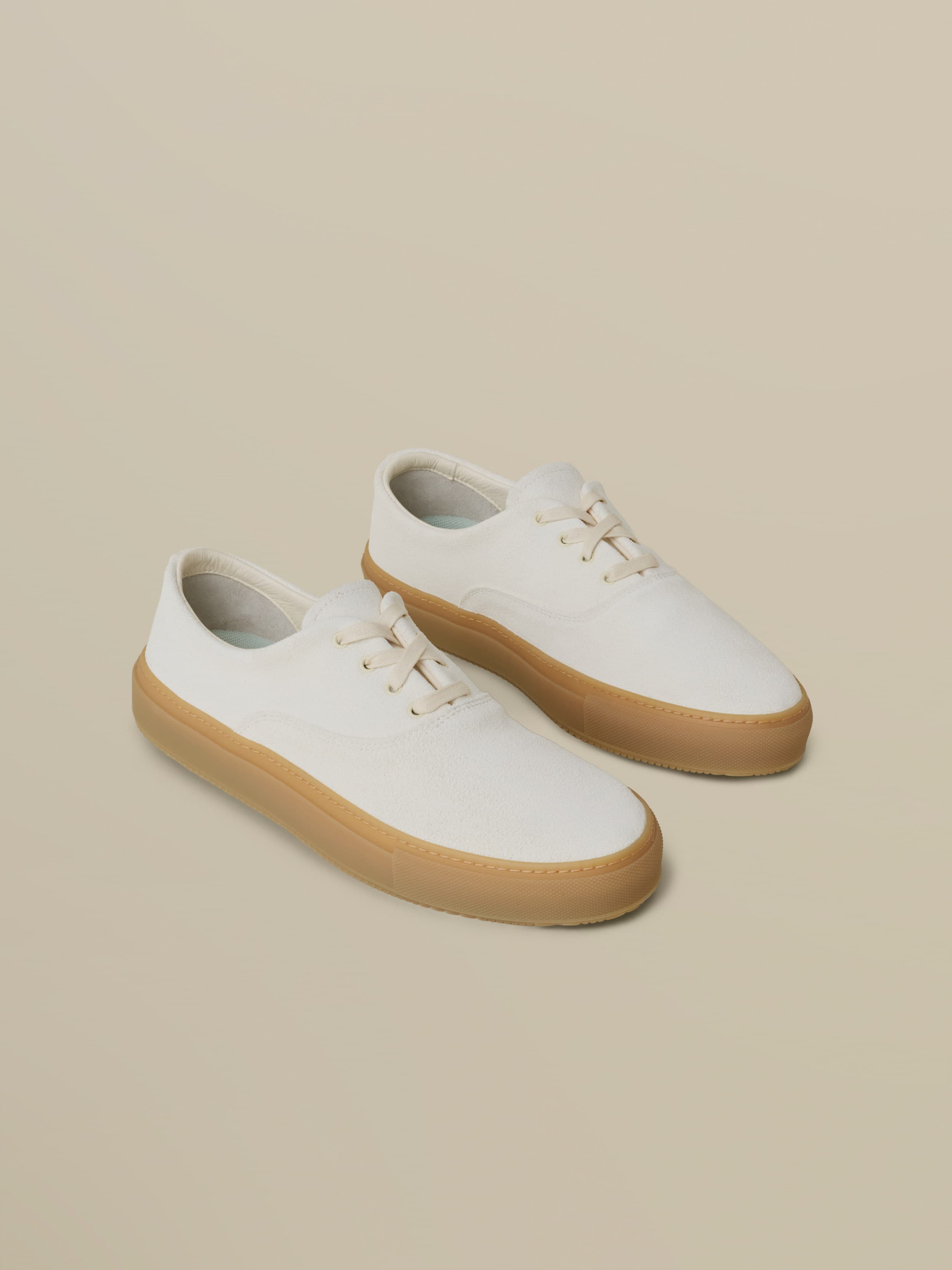  | Faherty X Opie Way Deck Sneaker - Off White | Faherty Brand