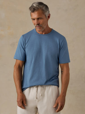 Sunwashed Regenerative Tee - Blue Shore
