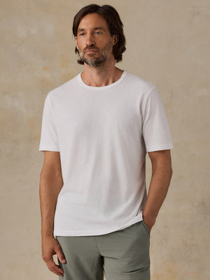 Sunwashed Regenerative Tee - White