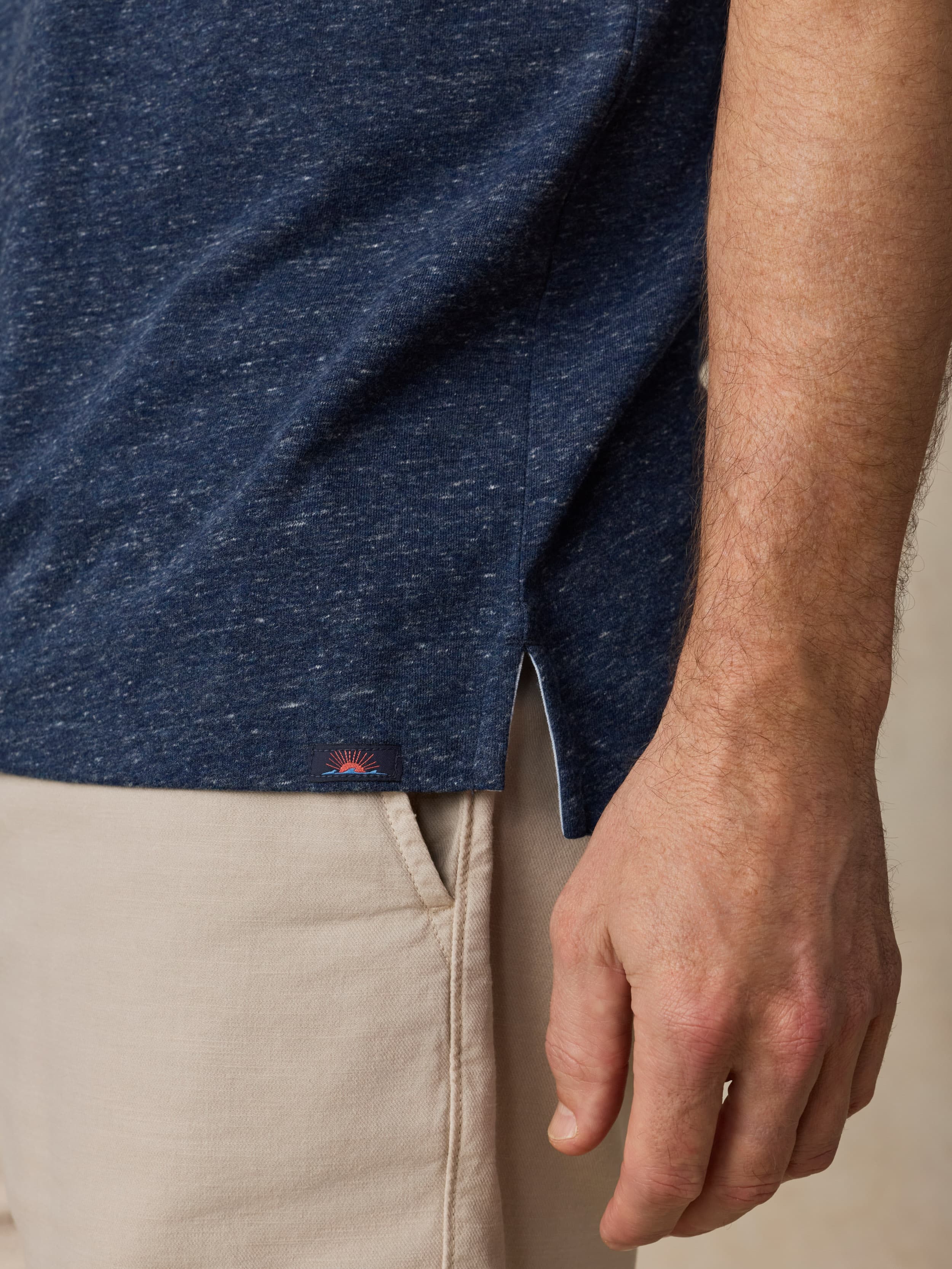  | Short-Sleeve Breeze Polo - Midnight Skies Heather | Faherty Brand