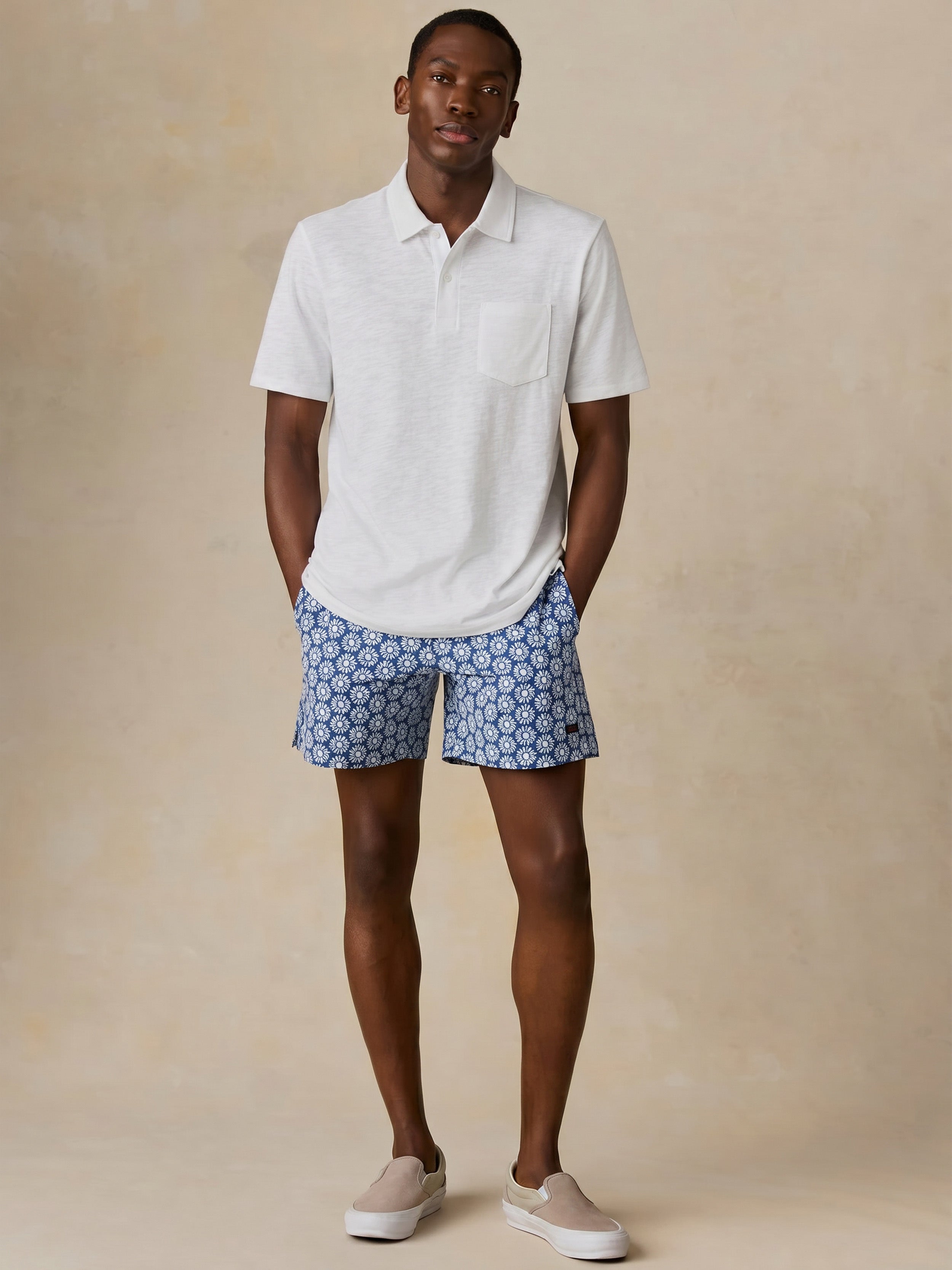 Short-Sleeve Breeze Polo - White | Faherty Brand