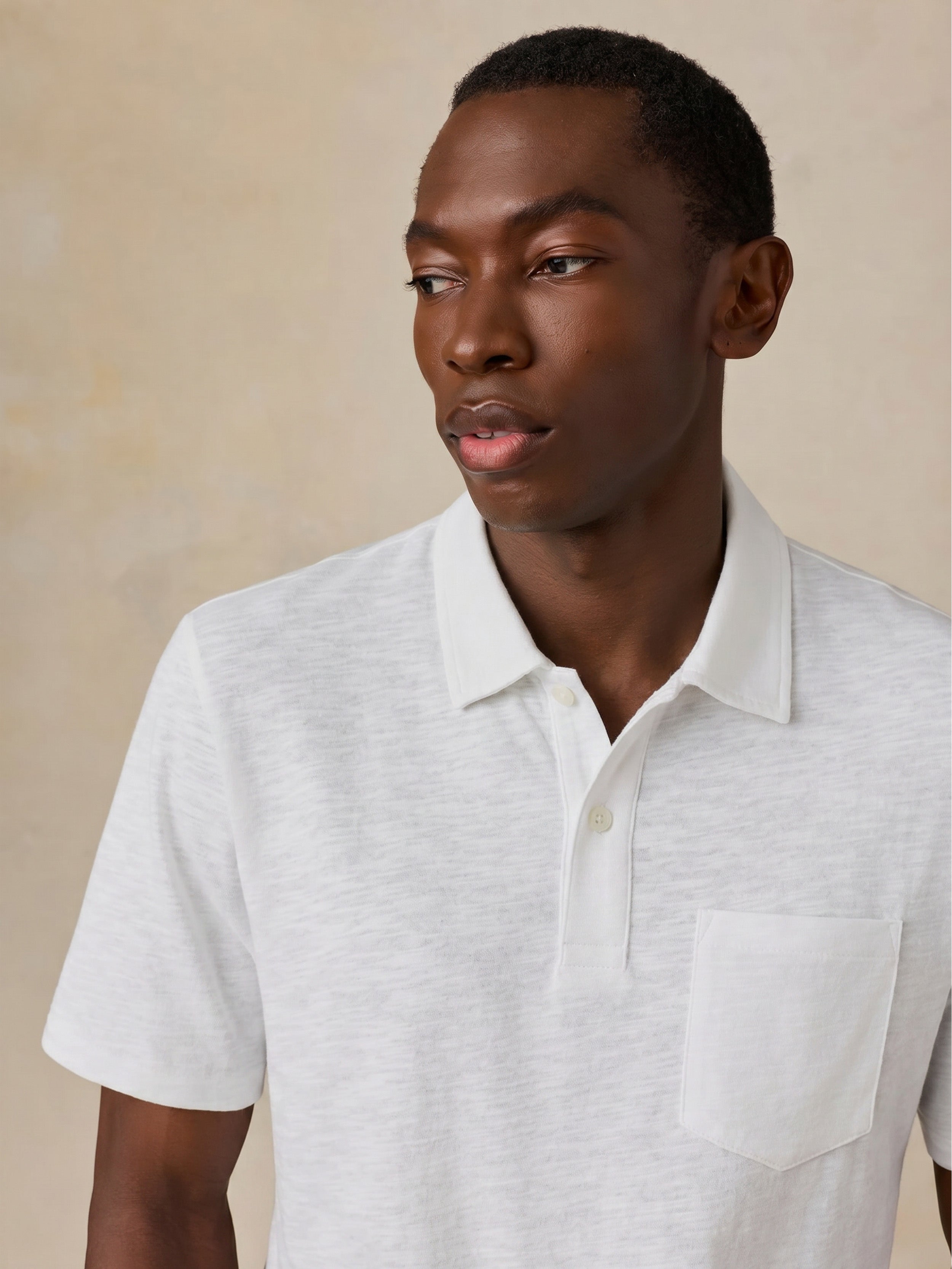 Short-Sleeve Breeze Polo - White | Faherty Brand