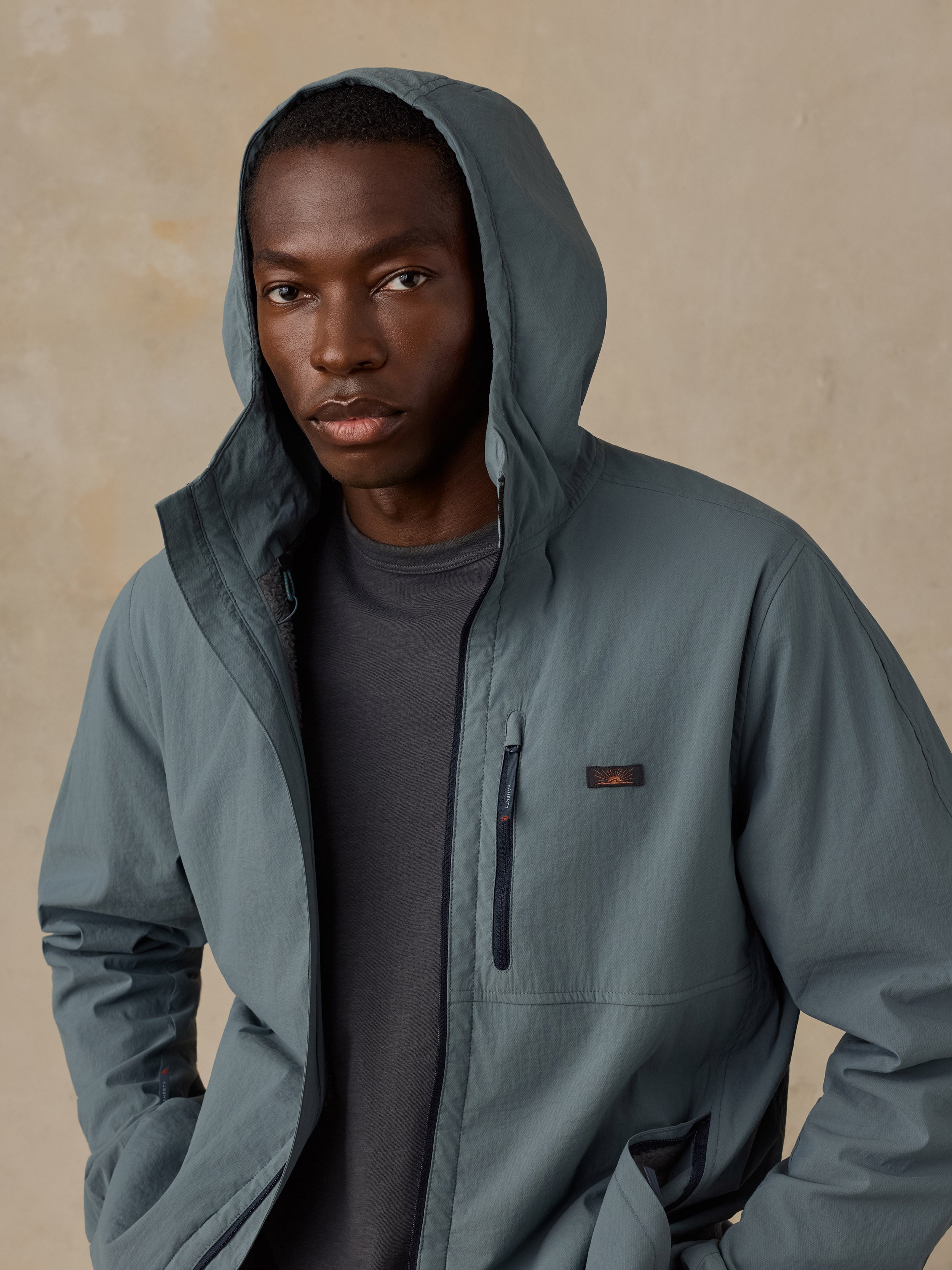 Shorelite Zephyr Jacket - Seaglass Blue | Faherty Brand