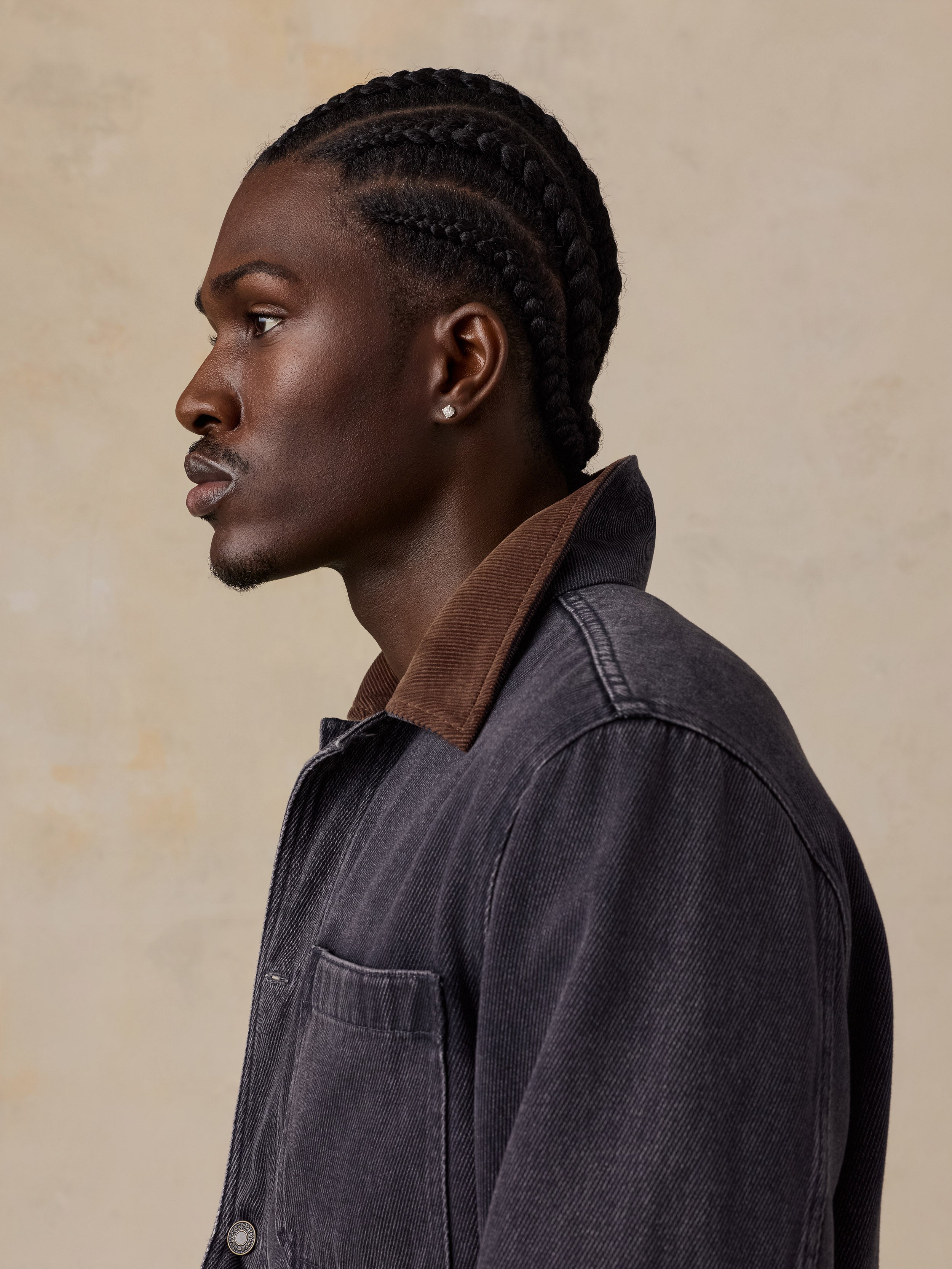 High Ridge Twill Studio Jacket - Washed Charcoal | Faherty Brand