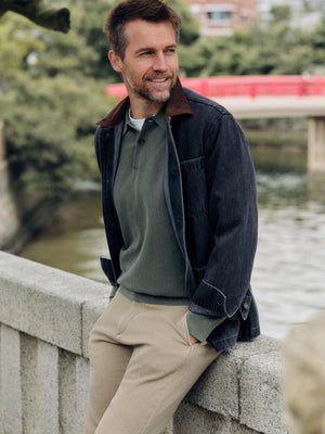 High Ridge Twill Studio Jacket - Washed Charcoal