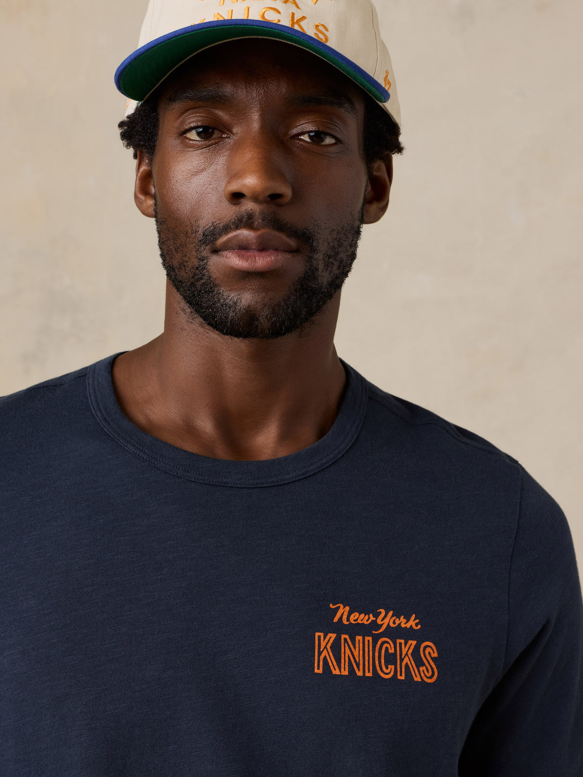 NY Knicks Sunwashed Regenerative Tee - Lighthouse Navy, image 6 of 6