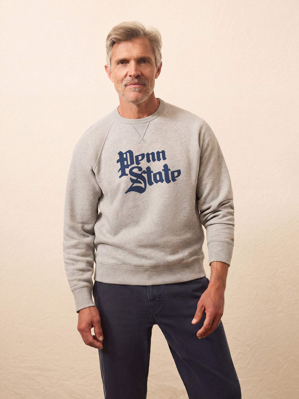 Penn State High Standard Fleece Crew - Silver Ash Heather, image 1 of 1
