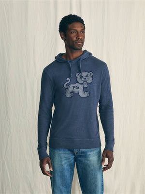 Penn State Sunwashed Organic Hoodie - Blue Nights