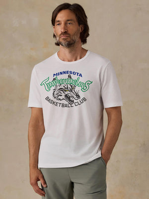 Minnesota Timberwolves Sunwashed Regenerative Tee - White
