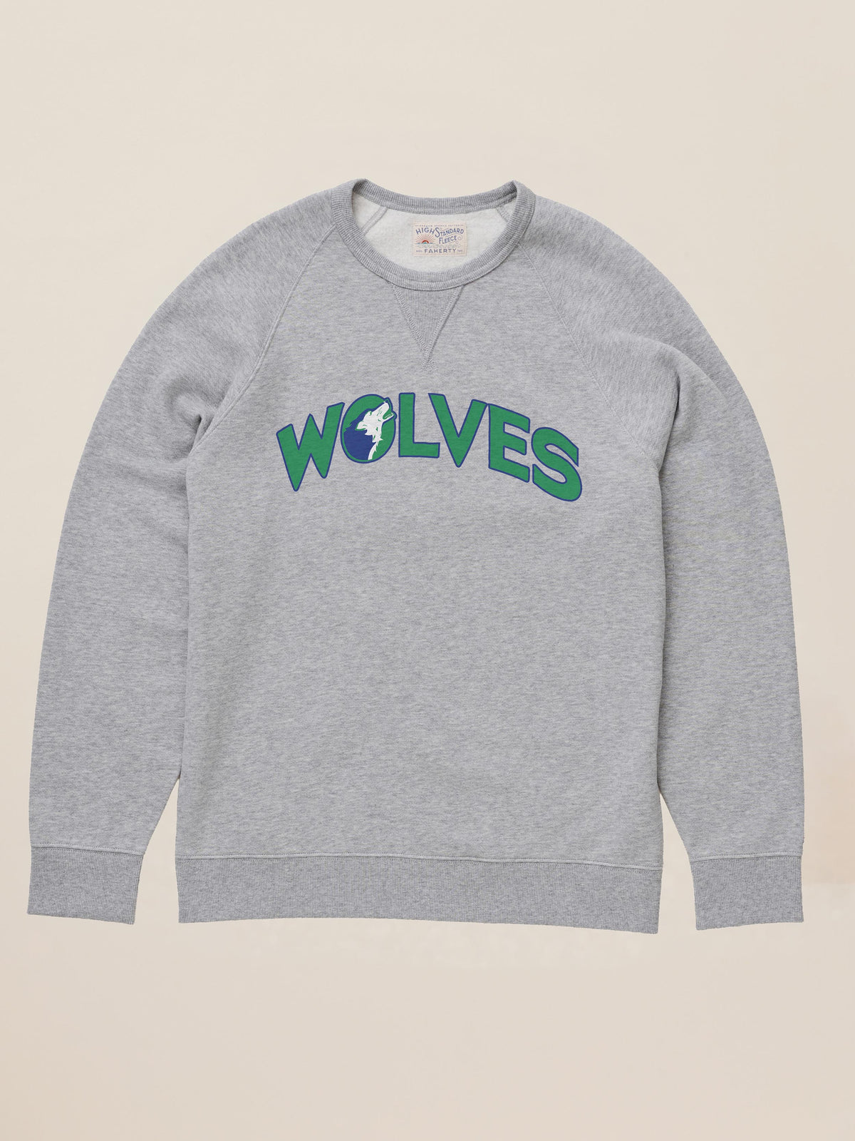 A grey Minnesota Timberwolves crewneck, image 2 of 2