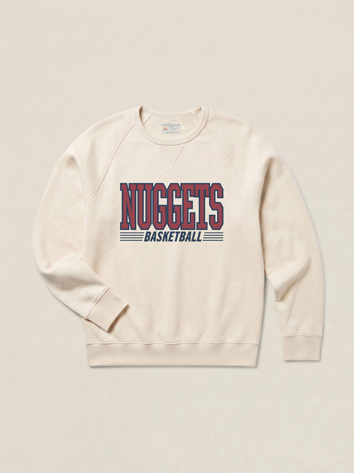 A white Denver Nuggets crewneck, image 2 of 2