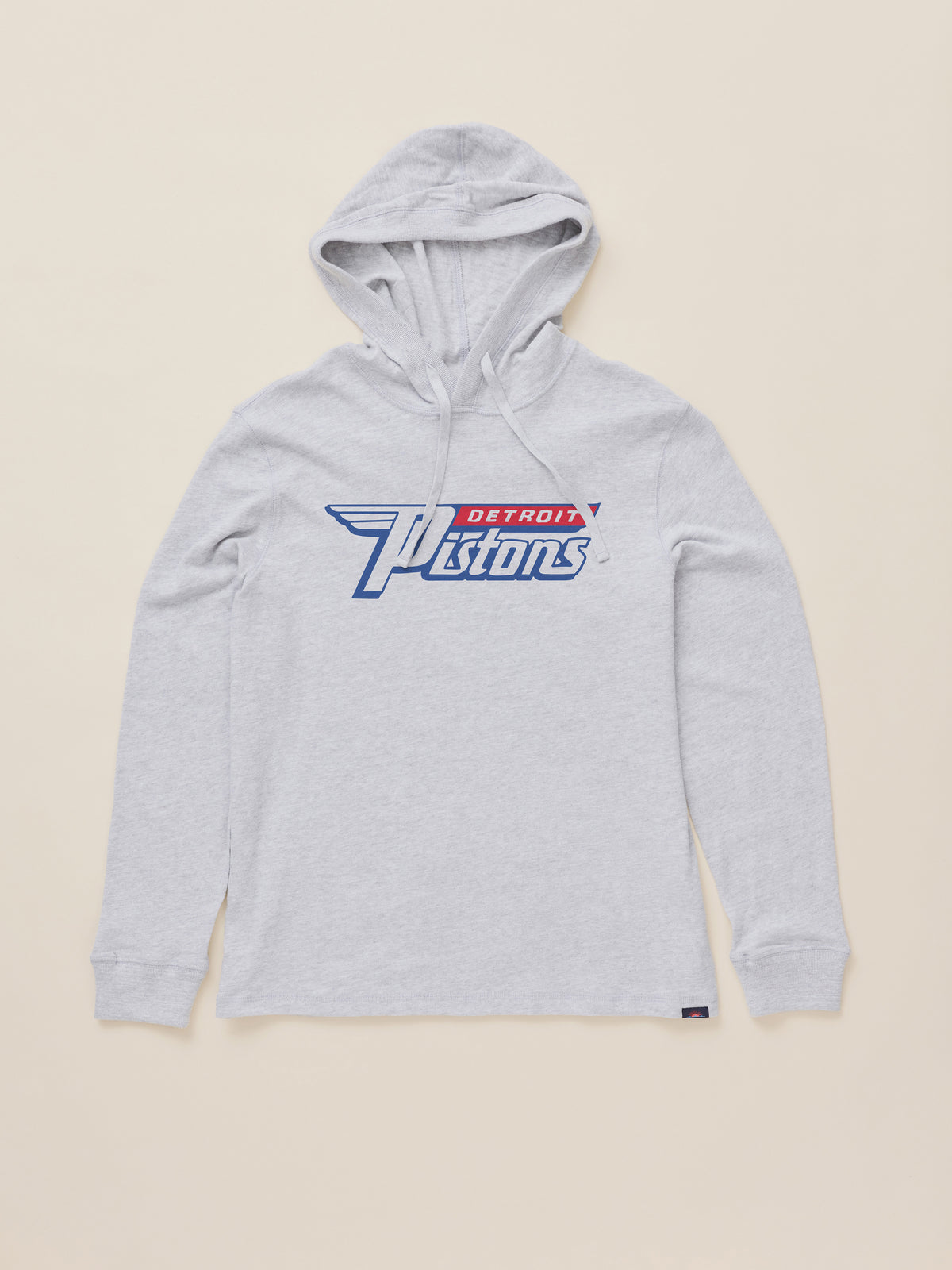 A grey Detroit Pistons hoodie, image 2 of 2
