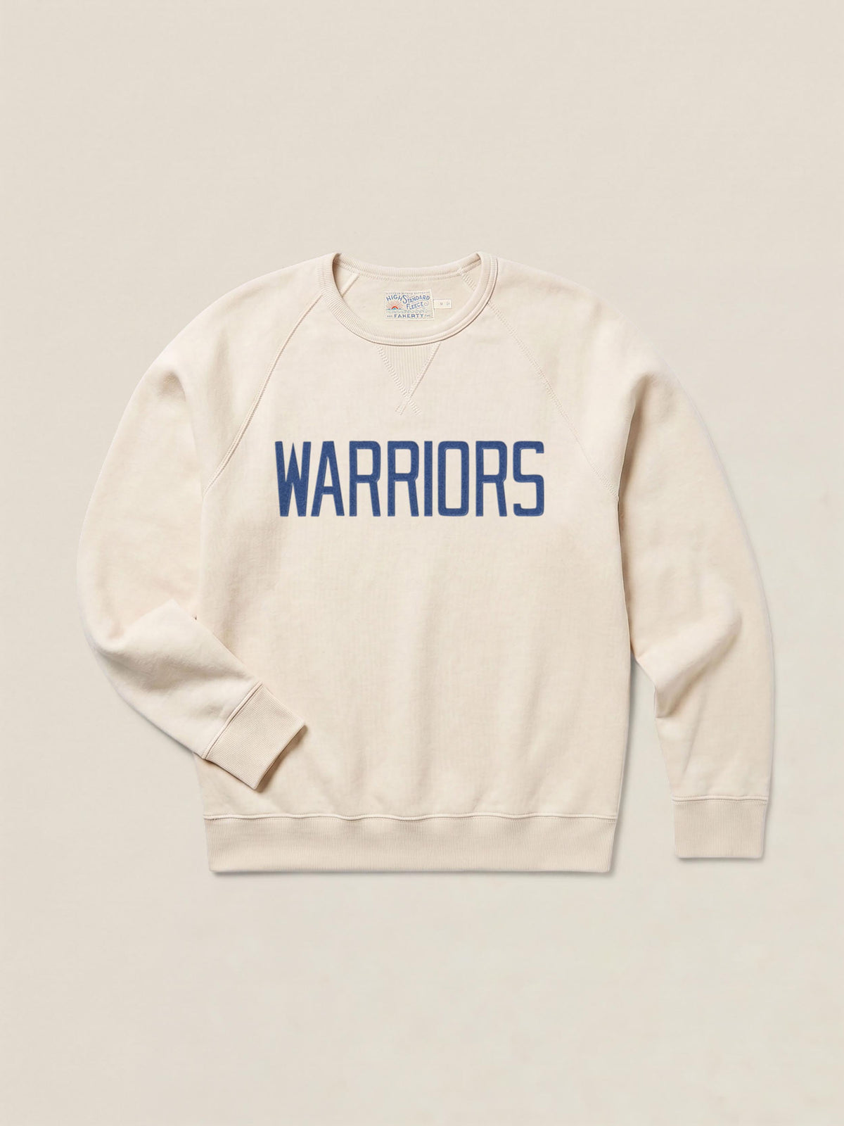 A white Golden State Warriors crew, image 3 of 4