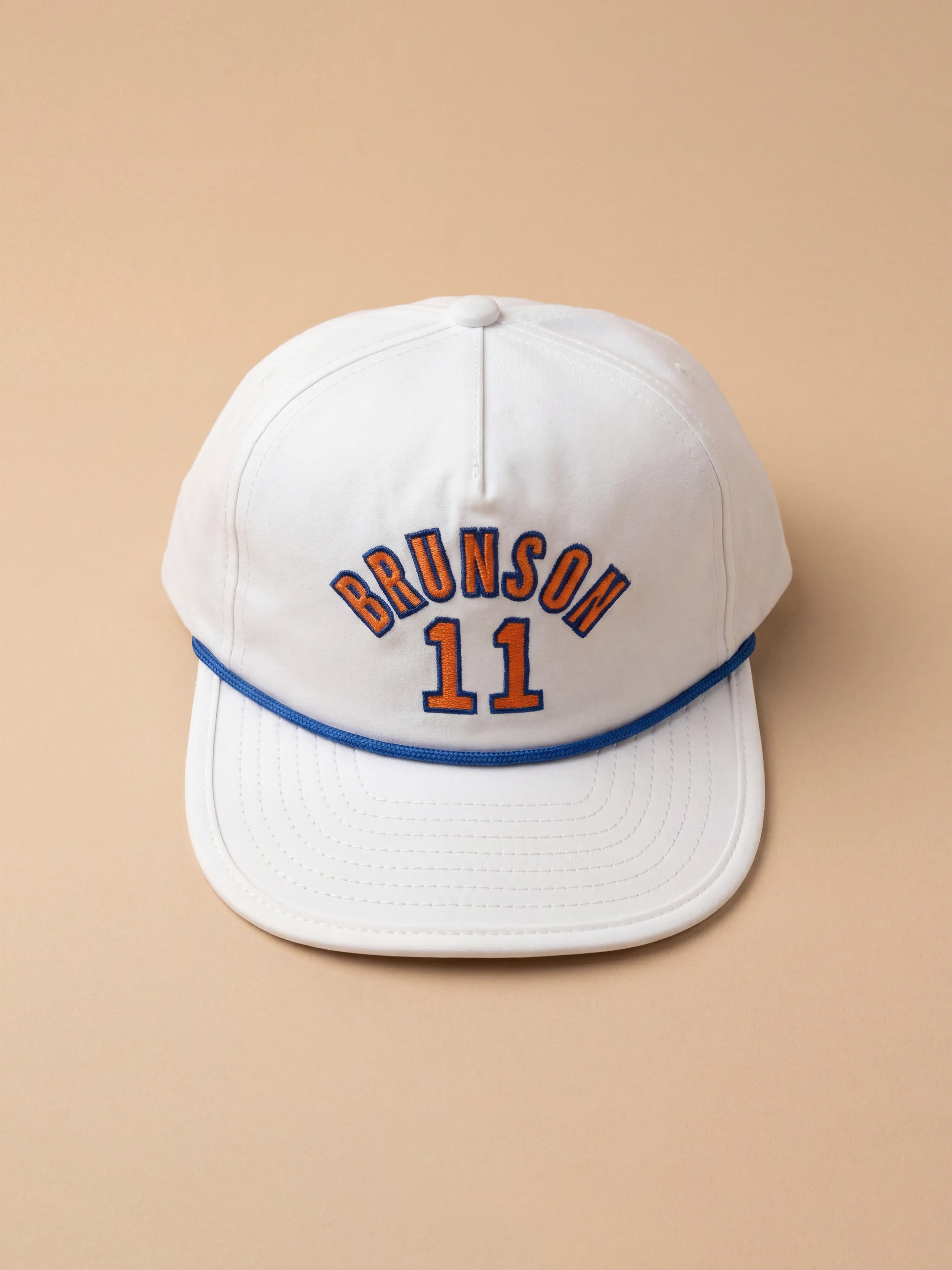 Jalen Brunson Corded All Day Hat - White | Faherty Brand